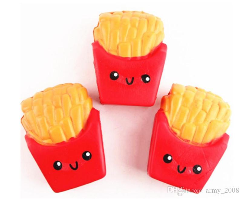 New Slow Rising Squishies High Quality Kawaii Cute Jumbo French Fries Soft Scented Bread Cake Squishy Stretch Kid Toy
