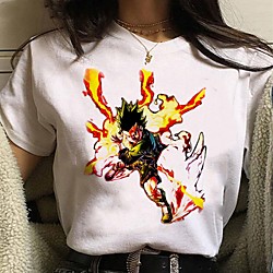 Inspired by Hunter X Hunter Cosplay Anime Cartoon Polyester / Cotton Blend Print Harajuku Graphic Kawaii T-shirt For Women's / Men's Lightinthebox