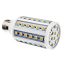 E27 10W 60x5050SMD 800-900LM 3000-3500K Warm White Light LED Corn Bulb (110/220V)