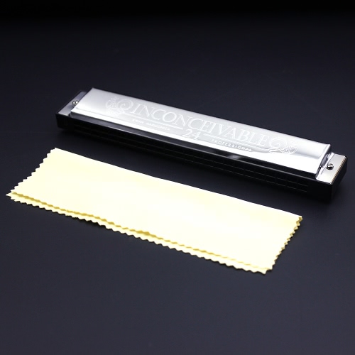 Swan Tremolo Harmonica Bouche Clef Organe de G 24 Trous Doubles avec 48  Reeds Reed Gratuit Instrument à Vent avec le Chiffon de Nettoyage Case