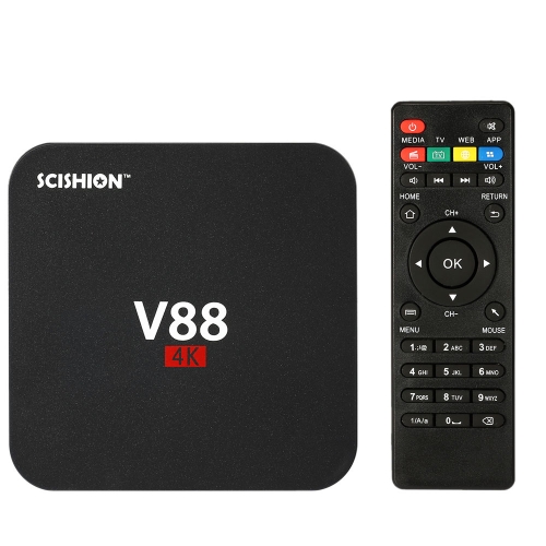 V88 Smart Android 6.0 TV Box KODI 16.1 RK3229 1G / 8G