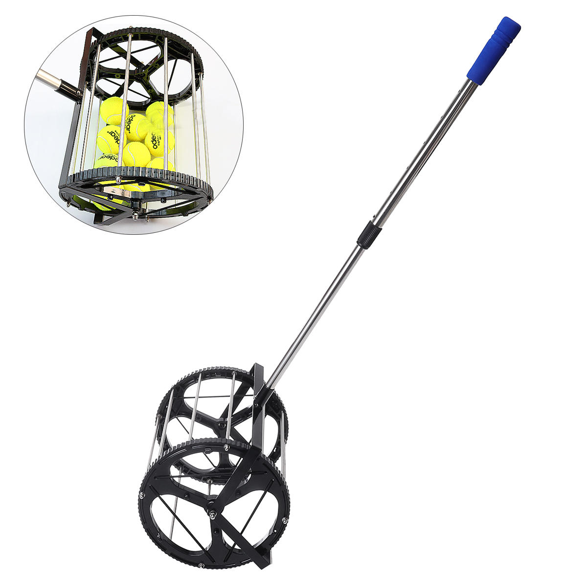 Tennis Golf Ball Picker Edelstahl Kommissionierung Maschine Outdoor Sport Baseball Picking Rod