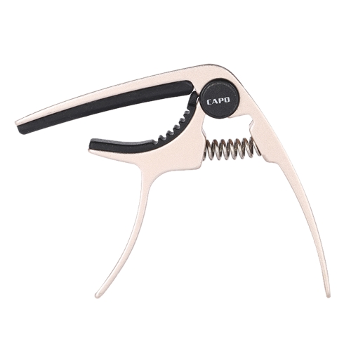 ammoon Metal Guitar Capo rapide changement solitaire léger Strong accessoire pour guitare ukulélé Banjo mandoline basse