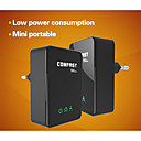 COMFAST CF-WP500M 500Mbps RJ45 Mini HomePlug AV Powerline Network Adapters EU Plug - Black (2 PCS)