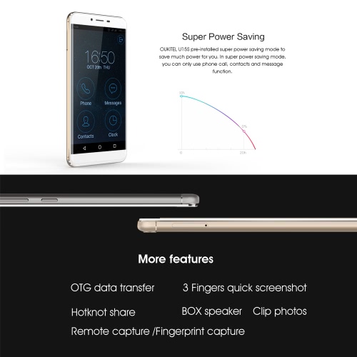 OUKITEL U15S 4G Smartphone 5.5inch FHD 4GB RAM 32GB ROM Fingerprint