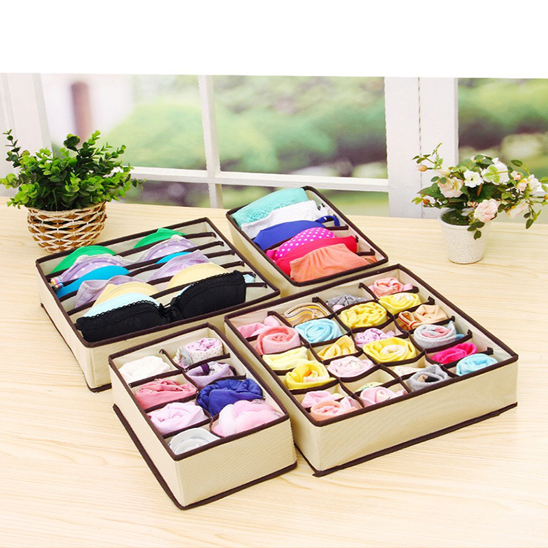 4 Pcs Large Capacity Clothes Storage Box