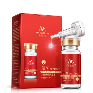 MeiYanQiong Face Care Hydrated Six Peptides Essence Liquid Moisturizing Anti-aging Tighten Repairing