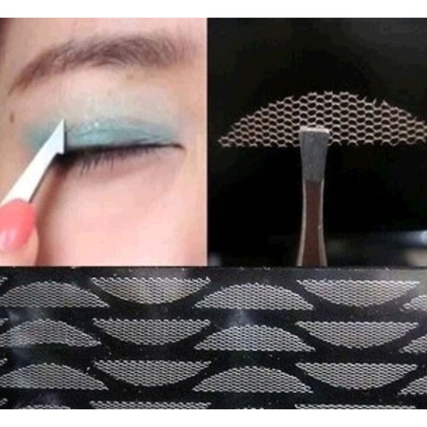 24pairsl size invisible eyeliner tape mesh lace double eyelid sticker make up