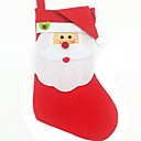 Red Large Christmas Stockings Non-woven Fabric Christmas Decoration Socks