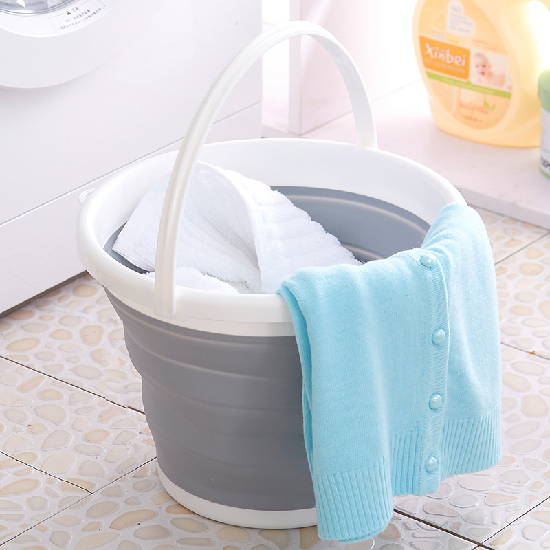 Durable Foldable Easy-carry Home Bucket