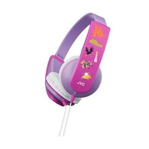 JVC HA-KD5-ZE Bibi Blocksberg Edition Hochwertiger Stereokopfhörer für Kinder lila/violett (HAKD5ZE)