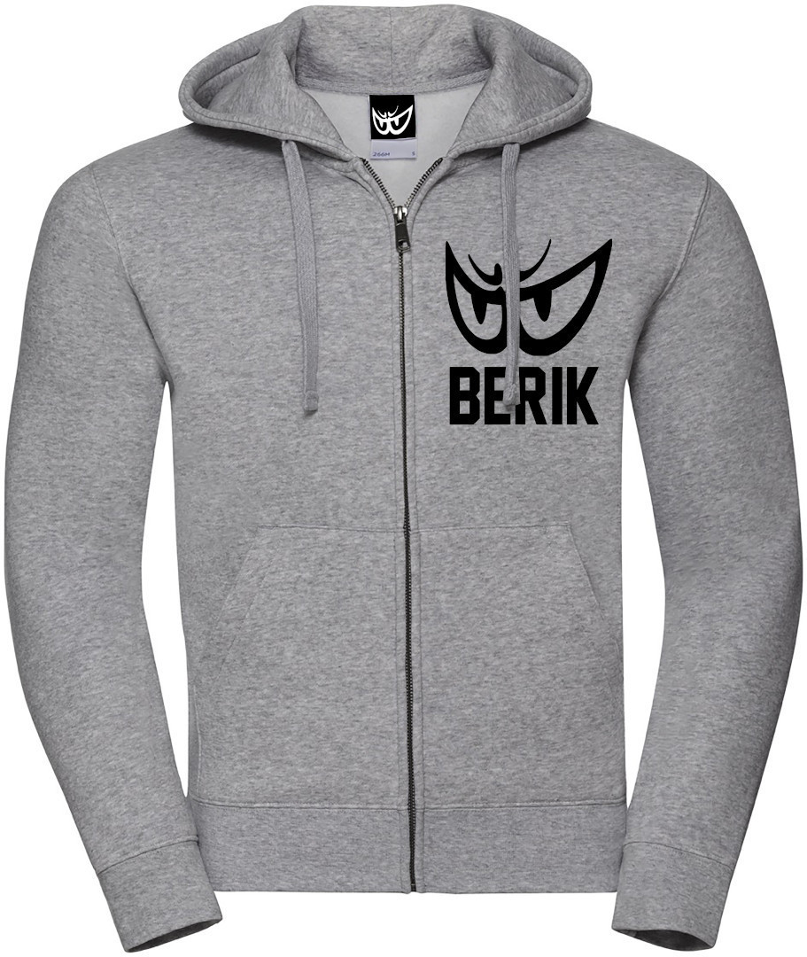 Berik Classic Z Zip Hoodie, black-grey, Size XL, black-grey, Size XL