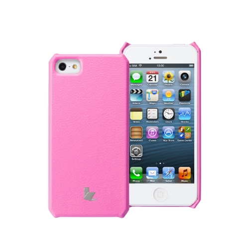 Jisoncase microfibre fait main Etui Housse pour iPhone 5