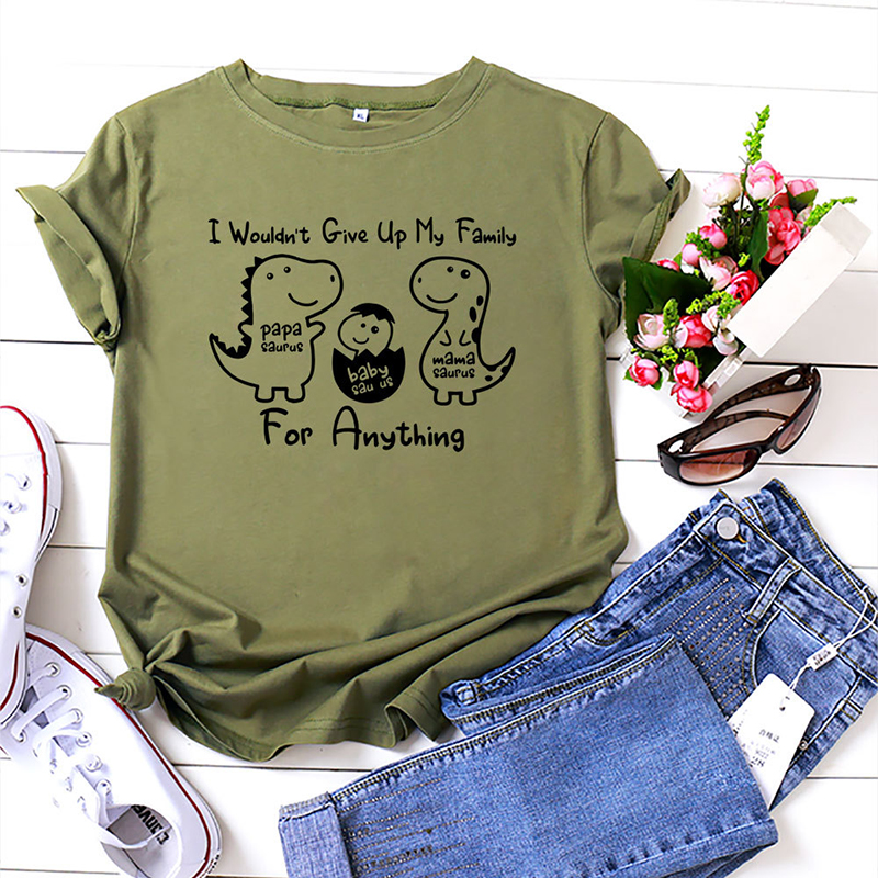Pretty Letter Printed Short-sleeve Tee For women