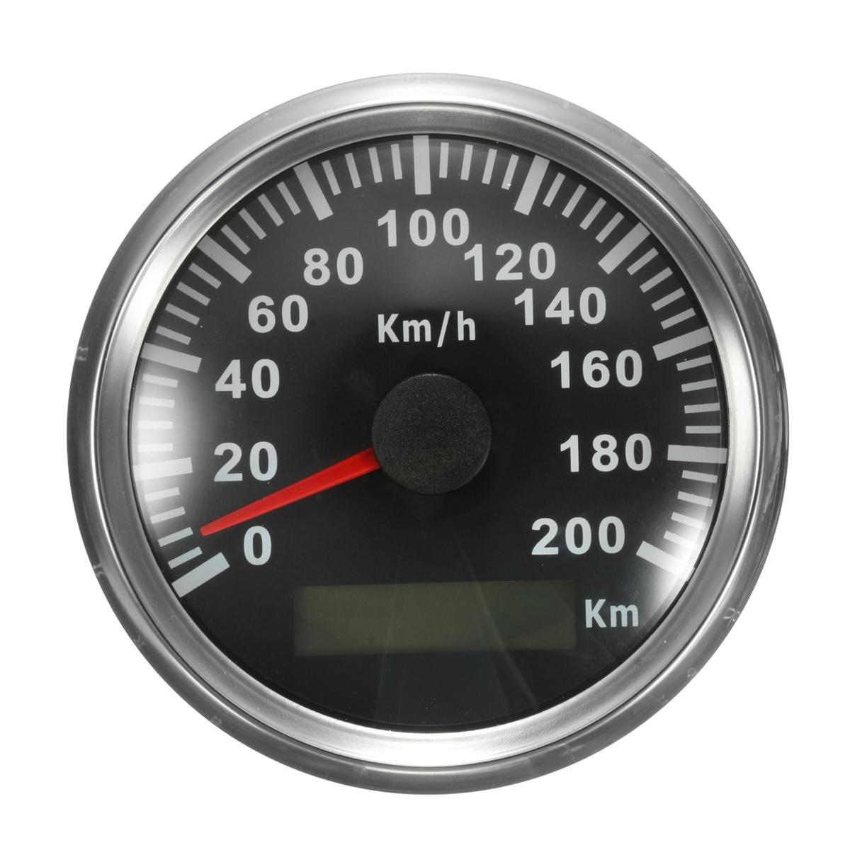 200 KM/H GPS Speedometer Waterproof Digital Gauges Car Motorcycle Auto Stainless