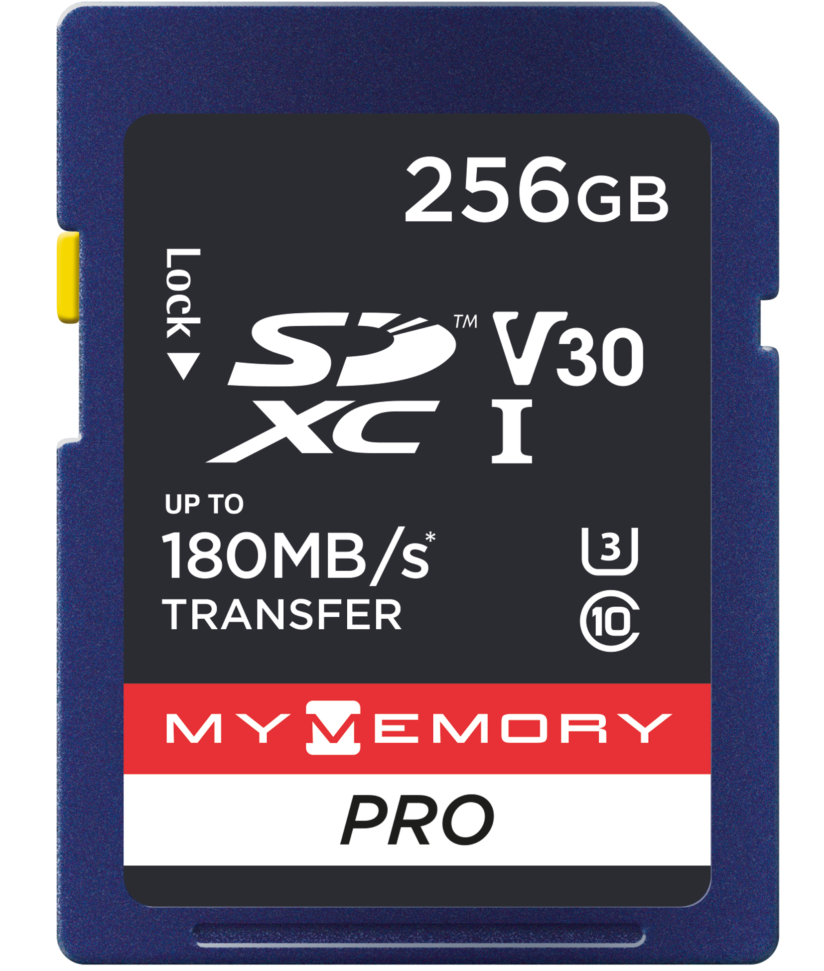 MyMemory 256GB V30 PRO SD Card (SDXC) UHS-I U3 - 180MB/s