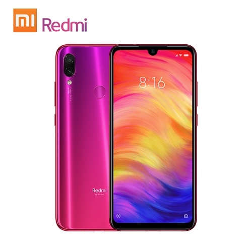 Xiaomi Redmi Note 7 Téléphone Mobile 6.3inich Affichage 4 Go de RAM 64 Go de ROM 48MP Snapdragon 660 Batterie 4G Débloqué Smartphone