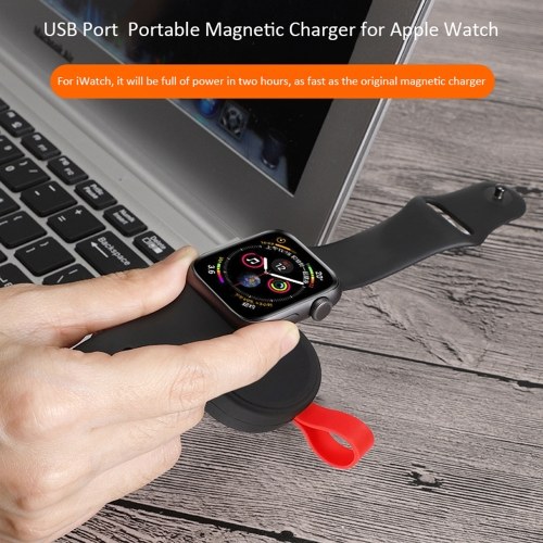 Chargeur de montre pour Apple Portable Chargeur pour chargeur sans fil magnétique IWatch Banque de puissance de poche compatible avec Apple Watch