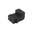 90 Degree HDMI V1.4 Female to Female Adapter