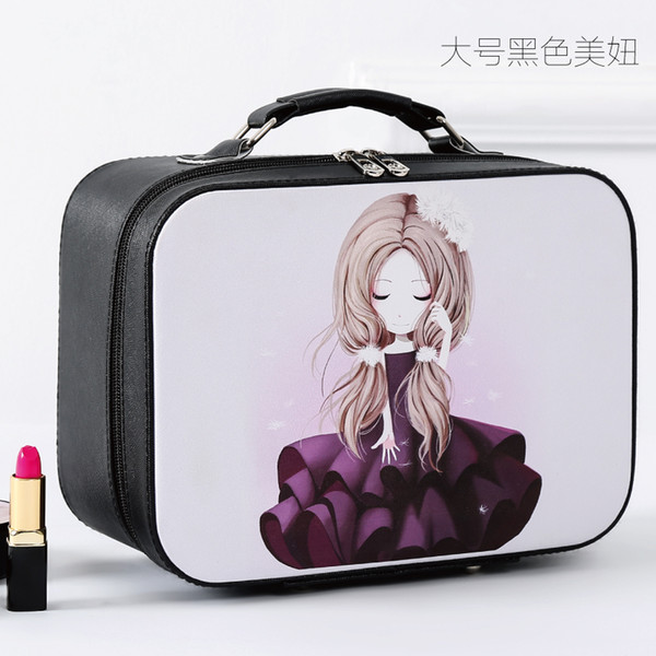 fashion cosmetic bag receive bag large capacity portable waterproof cosmetic cases multi-function wash gargle contracted