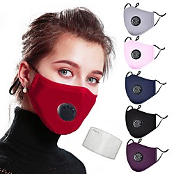 Anti-Beschlag Staubdicht Schutz Fahhrad / Radsport Dunkelrot Marineblau Weiß für Damen Erwachsene Solide / Maske / Maske