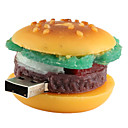 16GB Hamburger-Shaped USB 2.0 Flash Drive (Brown)