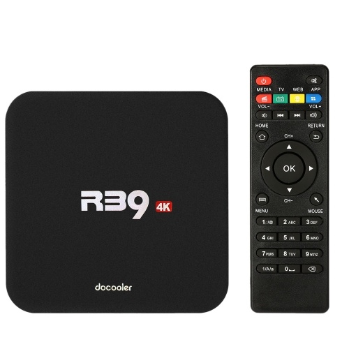docooler R39 Android TV Box 2Go / 16Go 4K 60fps pris en charge