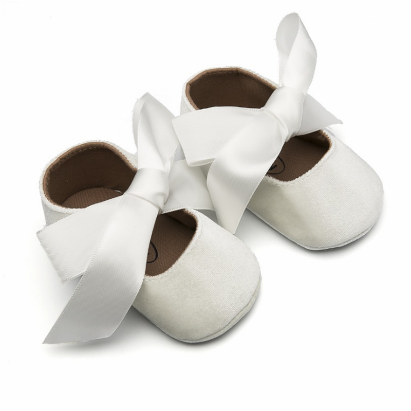 Baby / Toddler Bowknot Decor Solid Prewalker Shoes