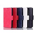 Wax Pattern Wallet Luxury PU Leather Case  for Samsung Galaxy S4 I9500 (Assorted Colors)