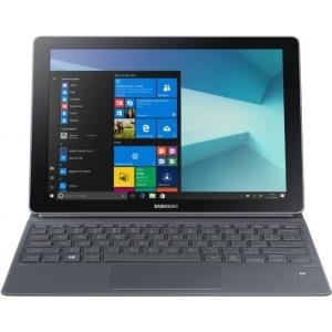 Samsung Galaxy Book - Tablet - mit abnehmbarer Tastatur - Core i5 7200U / 2,5 GHz - Windows 10 Home - 8GB RAM - 256GB SSD - 30,37 cm (12) OLED Super AMOLED Touchscreen 2160 x 1440 (Full HD Plus) - HD Graphics 620 - Wi-Fi, Bluetooth - Schwarz, Silber (SM-W