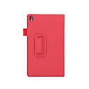 pajiatu pu cas de la tablette de support de couverture en cuir avec support de main et fente pour carte onglet Lenovo s8-50 comprimé (couleurs