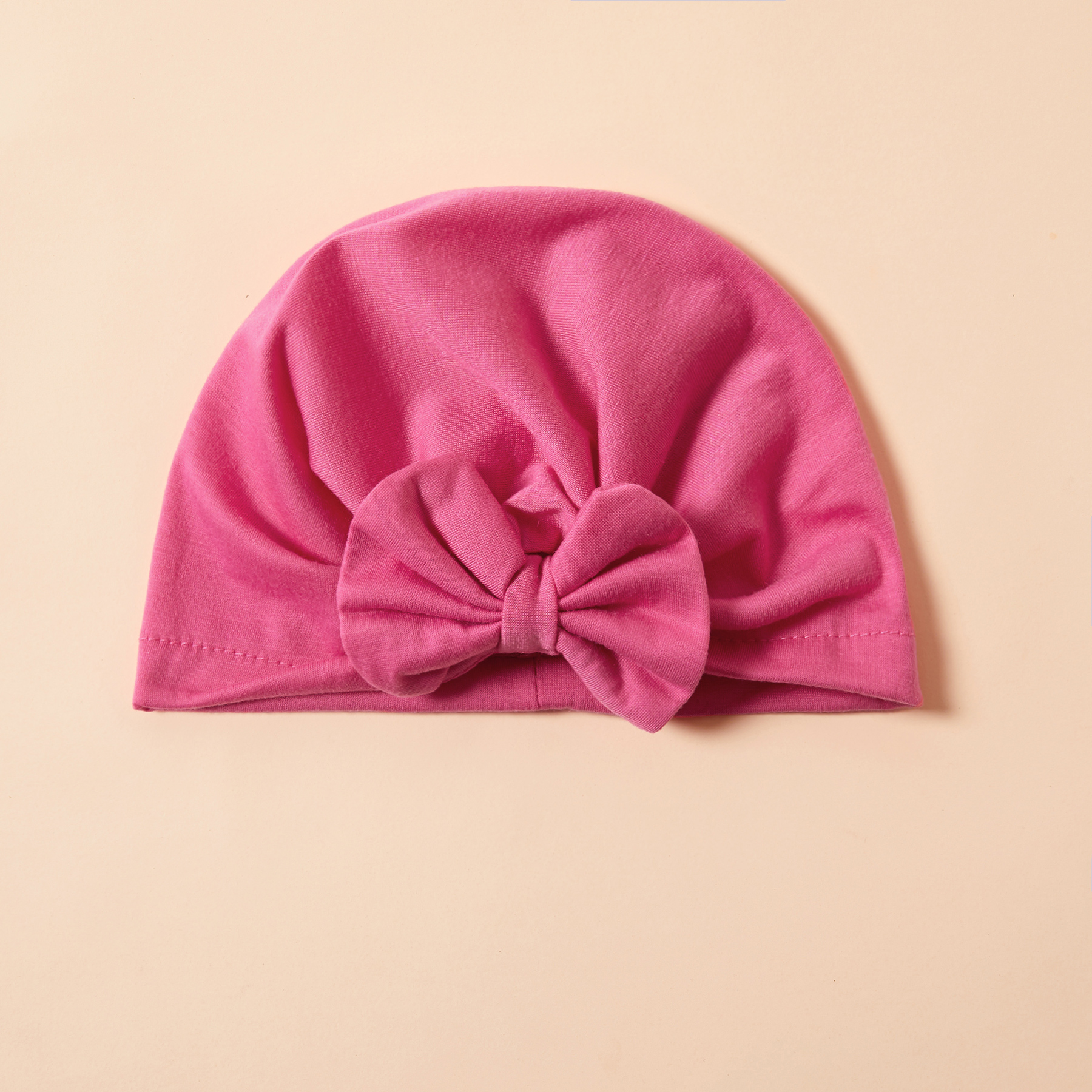 Baby / Toddler Bowknot Solid Stretchy Hat