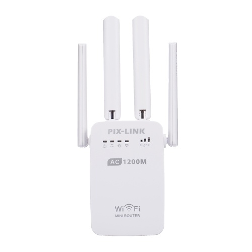 PIX-LINK AC05 1200 Mbit / s Doppelfrequenz 2,4 G 5 G Wireless Repeater Hochgeschwindigkeit 5 G Gigabit Wifi Router Antenne EU-Stecker
