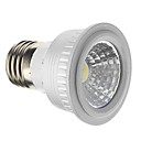 E27 4W COB 320LM 6000K Cold White Light LED Spot Bulb  -Silver(85V-265V)