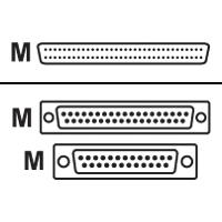 Polycom - Serielles RS-530-/RS-366-Kabel - HD-68 (M) - DB-25, DB-37 (M) - 1,5 m (2457-21263-200)