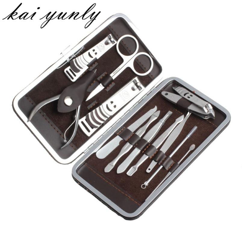 Wholesale- kai yunly 12 in1 Pedicure Manicure Stainless Set Nail ...