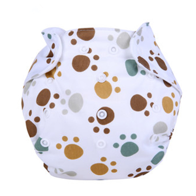 Breathable Waterproof Adjustable Cartoon Print Cloth Diaper