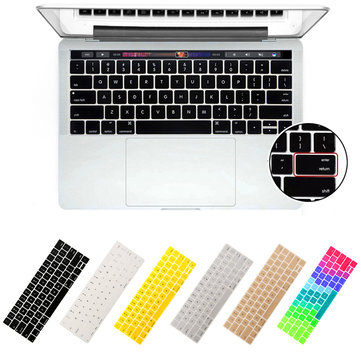 Silicone Soft Keyboard Cover for 2016 New MacBook Pro American USA Version Keyboard