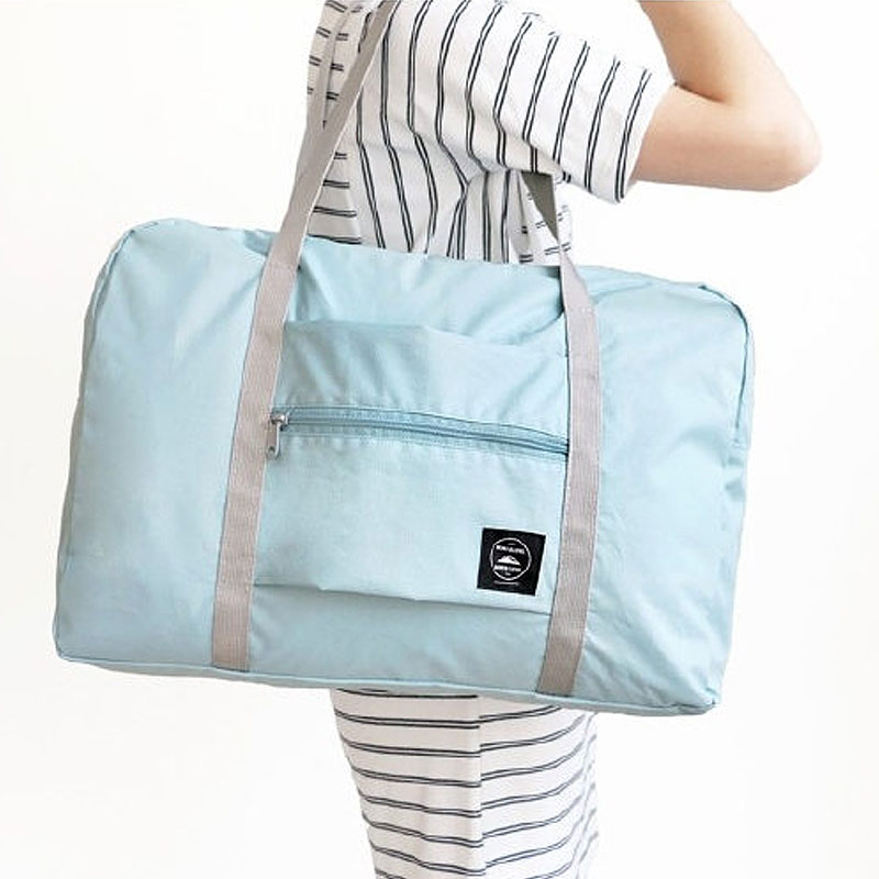 Trendy Solid Waterproof Cloth Storage Travel Bag