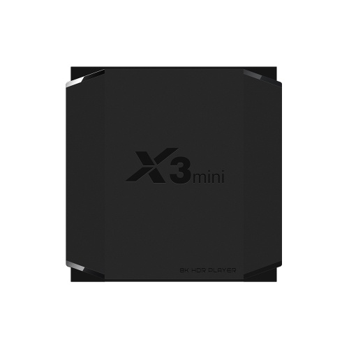 X3mini Android 9.0 Smart TV Box 8K Décodage UHD 4K 60fps Lecteur multimédia Amlogic S905X3 4 Go / 32 Go