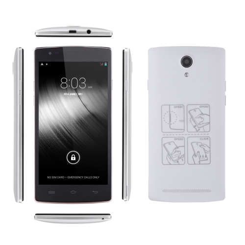 MIJUE L100 4G FDD LTE TDD-LTE Smartphone Android4.4 MT6582M + MT6290 Quad-Core 5,5