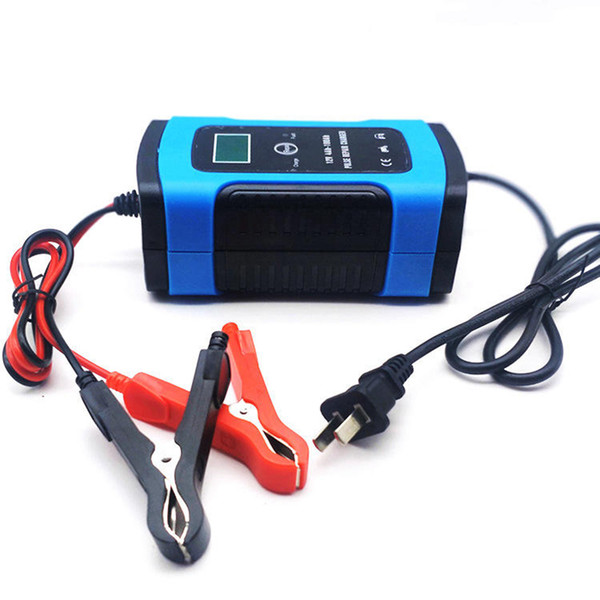 imars 12v 6a blue pulse repair lcd battery charger for car motorcycle lead acid battery agm gel wet