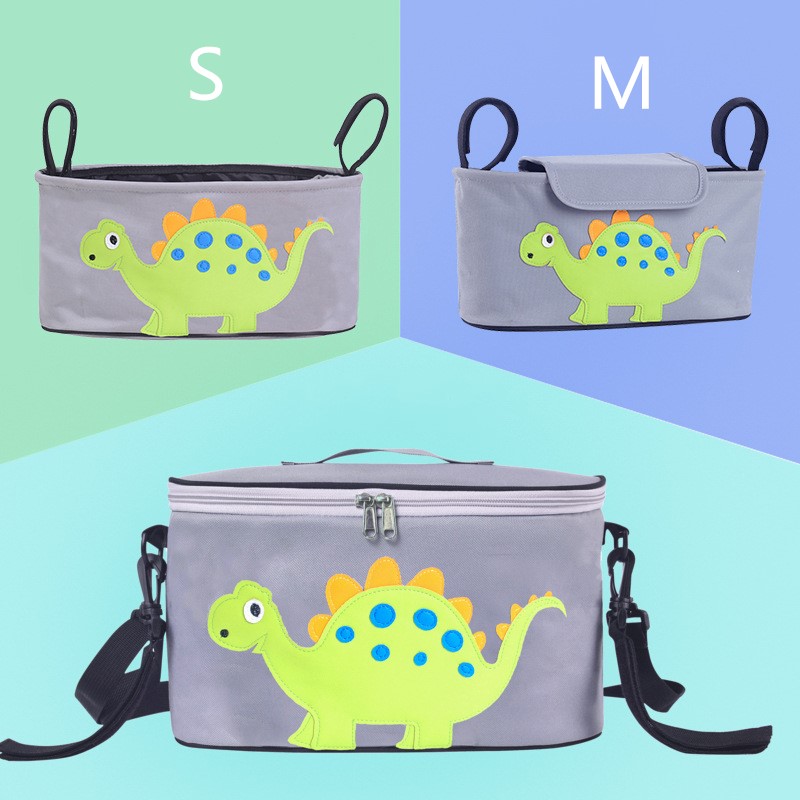 Cartoon Animal Print Baby Universal Stroller Organizer Bag