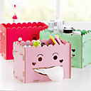 DIY Wooden Funny Creative Multi-Function Tissue Box Organizer Box