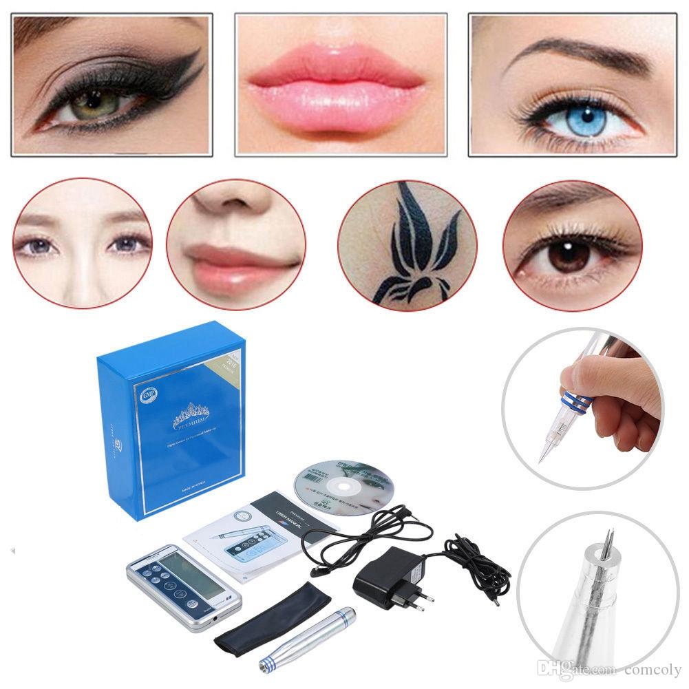 Fast Shipping Digital Permanent makeup Cosmetic Kits eyebrow microblading pens lip eyebrow eyeline cosmeticos make up machine