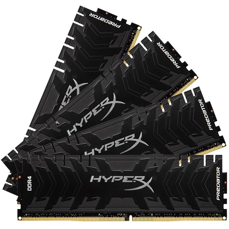 HyperX Predator 64GB (4x16GB) 3000MHz DDR4 Non-ECC 288-Pin CL15 DIMM PC Memory Module