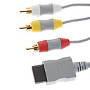 6Ft AV Composite CableWii to HDMI 3.5mm Audio Converter for Nintendo Wii New
