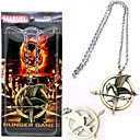Le jeu de la faim Mocking Jay Symbole Collier Alliage de cuivre cosplay film accessoire