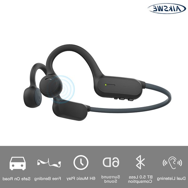 AIKSWE Bluetooth Headphones Open-ear Wireless Sport Headset IPX4 Surround Sound Headphones Stereo Hands-Free for cycling wholesale