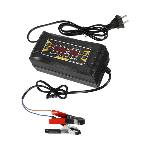 Chargeur de batterie de voiture complètement automatique 150V / 250V à 12V 6A Smart Power rapide de charge pour écran LCD LCD au plomb humide et sec US Plug